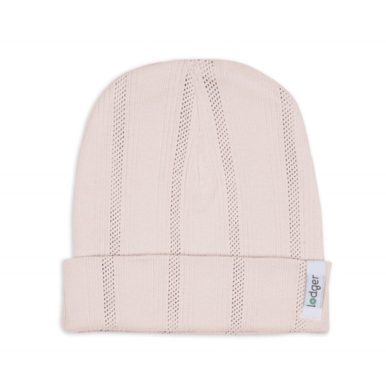Picture of Lodger Beanie Pointelle bērnu cepurīte, Powder, 0-6 mēn.