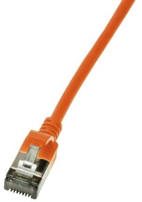 Attēls no LogiLink LogiLink Slim U/FTP, 0.3 m, Cat6a, U/FTP (STP), RJ-45, RJ-45, Orange