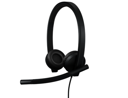 Изображение Logitech H570e Headset Wired Head-band Office/Call center USB Type-C Black