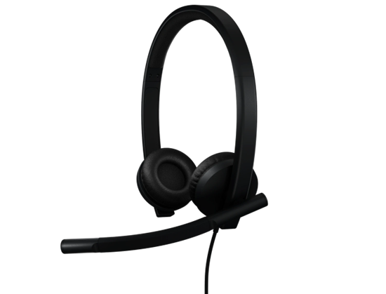 Изображение Logitech H570e Headset Wired Head-band Office/Call center USB Type-C Black