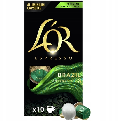 Изображение LOR Kapsuki do Nespresso L'OR Espresso Brazil 10 szt.