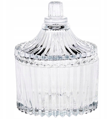Изображение Lumarko Cukierniczka Szklana EXCELLENT HOUSEWARE 80 ml Krysztaowa z Pokrywk