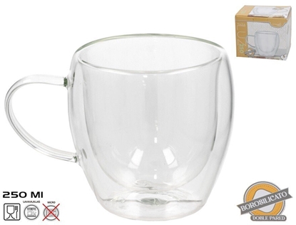 Attēls no Lumarko Kubek Dubultsienu 250 ml 9 x 12.5 x 9cm KITCHEN&GO 8445393478609 (8445393478609)