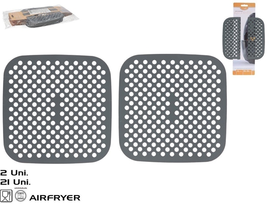 Изображение Lumarko Kwadratowa podstawa do frytkownicy powietrznej 21 x 21 cm KITCHEN&GO 8445393388274 (8445393388274)