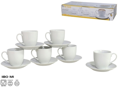 Изображение Lumarko zestaw 6 kubków/talerzy 12 przedmioty 8 × 13 × 13 cm KITCHEN&GO 8430540979047 (8430540979047)