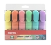 Picture of Marķieru komplekts KORES BRIGHT LINER PLUS, 6 gab.