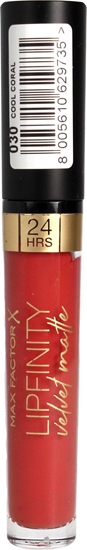 Picture of MAX FACTOR Max Factor Lipfinity Velvet Matte Pomadka do ust w pynie nr 030 Cool Coral 3.5g