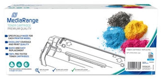 Picture of Mediarange Toner HP für CF411X/410X   mit Chip   cyan