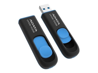 Изображение MEMORY DRIVE FLASH USB3 512GB/BLK/BLUE AUV128-512G-RBE ADATA