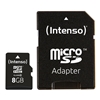 Picture of Intenso microSDHC            8GB C10 + Adapter            3413460