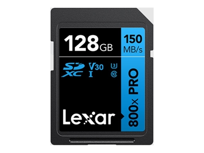 Attēls no MEMORY SDXC 128GB UHS-I/LSD0800P128G-BNNNG LEXAR