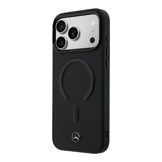 Изображение Mercedes PU Leather 3D MagSafe Case for iPhone 17 