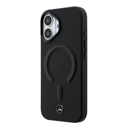 Изображение Mercedes PU Leather 3D MagSafe Case for iPhone 17 