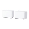 Picture of Mercusys | AX3000 Whole Home Mesh WiFi 6 System with PoE | Halo H80X (2-Pack) | 802.11ax | 574+2402 Mbit/s | 10/100/1000 Mbit/s | Ethernet LAN (RJ-45) ports 3 | Mesh Support Yes | MU-MiMO Yes | No mobile broadband | Antenna type Internal