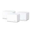 Picture of Mercusys | AX3000 Whole Home Mesh WiFi 6 System with PoE | Halo H80X (3-Pack) | 802.11ax | 574+2402 Mbit/s | 10/100/1000 Mbit/s | Ethernet LAN (RJ-45) ports 3 | Mesh Support Yes | MU-MiMO Yes | No mobile broadband | Antenna type Internal