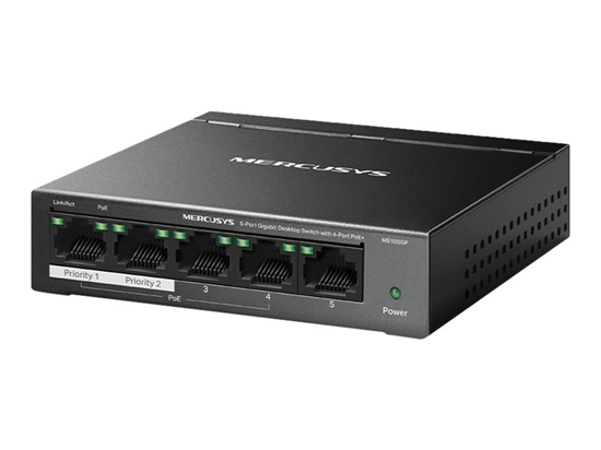 Picture of Mercusys MS105GP 5-Port Gigabit Desktop Switch with 4-Port PoE+