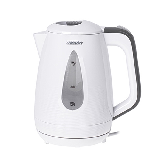 Picture of Mesko | Kettle | MS 1261g | Electric | 2200 W | 1.7 L | Polypropylene | 360° rotational base | Grey