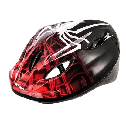 Picture of METEOR KIDS Velosipēdistu ķivere MV5-2 M 52-56 cm Spider