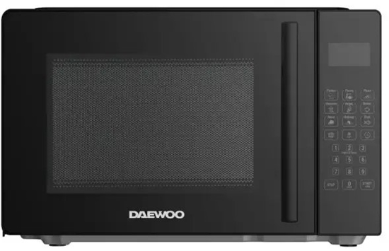 Picture of Microwave oven Daewoo KOR 6D2BK, 700 W, 20 L, equipped with an LED display and a spacious interior