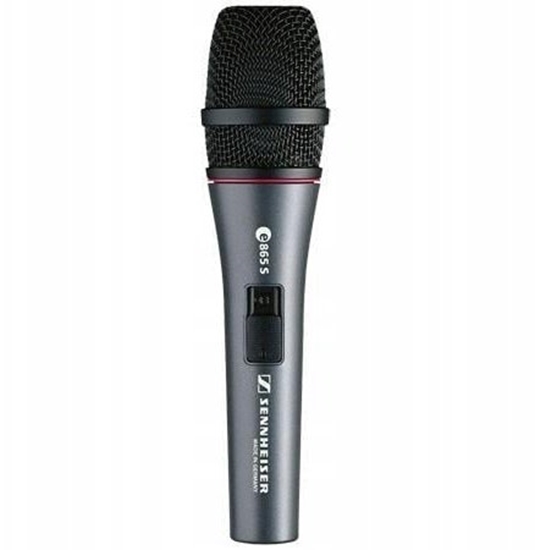 Picture of Mikrofon Sennheiser Sennheiser E865-S - Mikrofon pojemnociowy wokalny  superkardioidalny z wycznikiem
