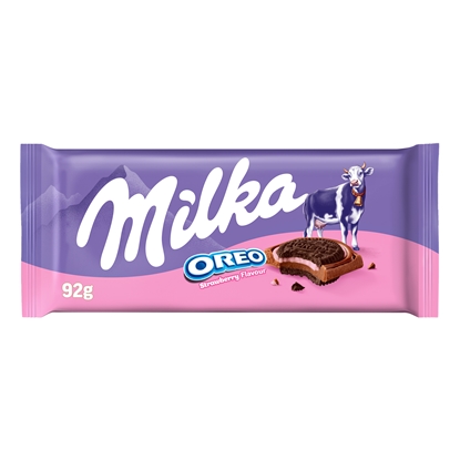 Attēls no Milka šokolāde Oreo Strawberry 92g