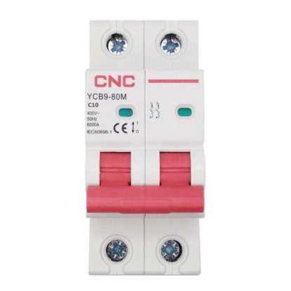 Attēls no Miniature Circuit Breaker, 2P, 10A, Class C, 6kA