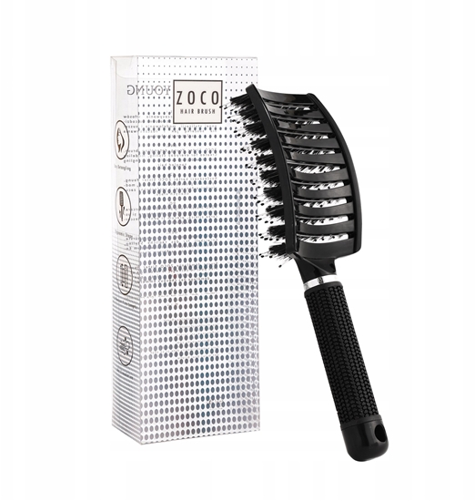 Picture of MOHI SISTER YOUNG_Zoco Hair Brush szczotka do wosów z wosiem dzika Black