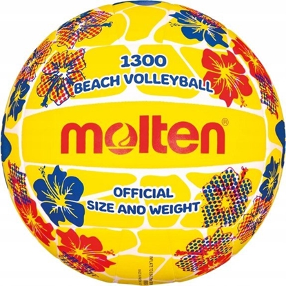 Изображение Molten Beach volleyball MOLTEN V5B1300-FY, synth. leather size 5