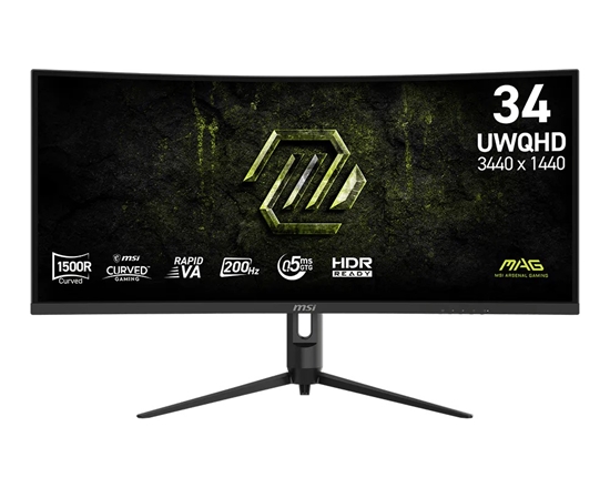 Picture of Monitor 34 cale MAG 342CQRF E20 UWQHD/Curved/200Hz/czarny