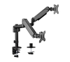 Изображение Monitora stiprinājums Gembird Adjustable Desk 2-display Mounting Arm 17”-32”