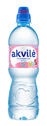 Picture of Naturāls minerālūdens AKVILE Kids, negāzēts, 0.5l PET