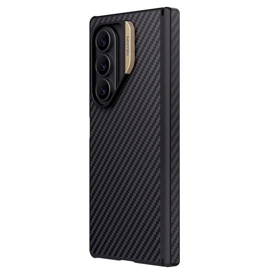 Picture of Nillkin Synthetic Fiber PRO Magnetic Back Cover for Samsung Galaxy Z Fold 7 / gold