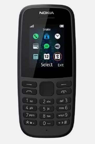 Picture of NOKIA 105 2019 4MB DS BLACK OEM (Atv. iepak.)