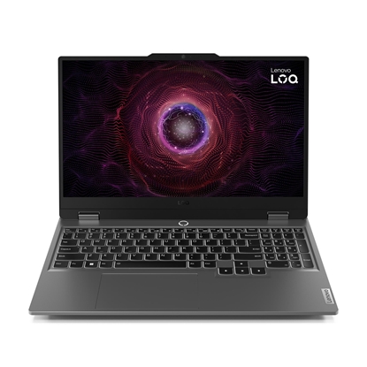 Изображение Notebook|LENOVO|CPU AMD RyzenT 5|7235HS|3.2 GHz|15.6 "|1920 x 1080 pixels|RAM 16 GB|DDR5-SDRAM|SSD 512 GB|Discrete graphics NVIDIA GeForce RTX 4050|6 GB|Numeric keypad Yes|Keyboard language English|Colour Grey|Weight 2.38 kg|4800 MHz|83JC00N7PB
