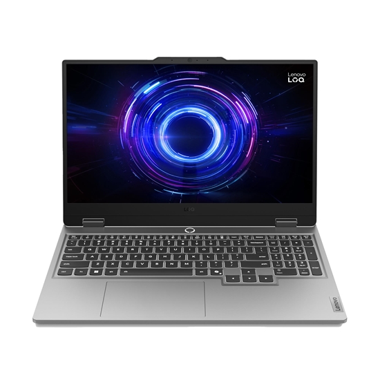 Picture of Notebook|LENOVO|CPU Intel® CoreT i5|i5-13450HX|15.6 "|1920 x 1080 pixels|RAM 16 GB|DDR5-SDRAM|SSD 512 GB|Discrete graphics NVIDIA GeForce RTX 5050|8 GB|On-board graphics Yes|Numeric keypad Yes|Keyboard language English|Colour Grey|Weight 2.4 kg|4800 MHz|