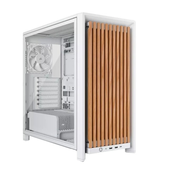 Изображение Obudowa FRAME 4000D RS Wood Mid-Tower White/Oak