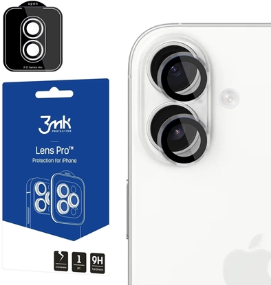 Attēls no Ochrona na obiektyw aparatu 3MK Lens     Protection Pro do Apple iPhone 17 przezroczysty