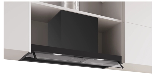 Изображение Okap zintegrowany DBB85CC60  Serie 4 80 czarny czyste szkło