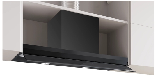 Изображение Okap zintegrowany Serie 6 90DBB97DP60 Okap Serie 6 90 czarne szkło, czarny