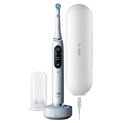 Attēls no Oral-B | Electric Toothbrush | iO10 Series | Rechargeable | For adults | Number of brush heads included 1 | Number of teeth brushing modes 7 | Stardust White