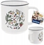 Picture of Orion Kubek Ceramiczny na Kaw Herbat Kakao Duy Kwiaty Prezent ORION 700 ml