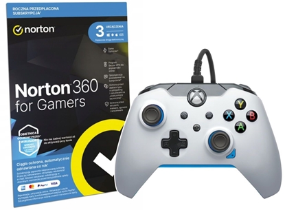 Picture of Pad PDP PDP XS/PC Pad przewodowy Ion White + Norton 360 GAMERS 1U3D1Y