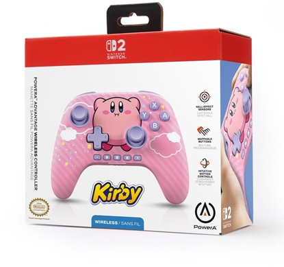 Attēls no Pad PowerA PowerA SWITCH2 Pad bezprzewodowy Advantage - Kirby Puff