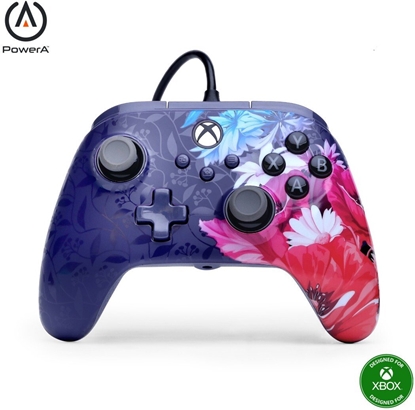 Attēls no Pad PowerA PowerA XS Pad przewodowy Advantage Plus Night Blossom