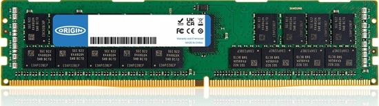 Изображение Pami serwerowa Origin Origin Storage 16GB DDR4 3200MHz RDIMM 2Rx8 ECC 1.2V modu pamici 1 x 16 GB Korekcja ECC