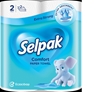 Picture of Papīra dvieļi SELPAK Comfort, 2 slāņi, 11.52m, 90 loksnes, 2 ruļļi
