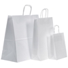 Изображение Papīra maisiņš TWIST 260x120x350mm, balts.