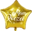 Attēls no Party Deco Balon foliowy Gwiazdka - Mam Roczek, 48cm, zoty one size