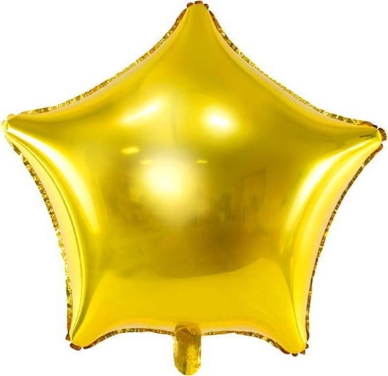 Picture of Party Deco Balon foliowy Gwiazdka, 70cm, zoty one size