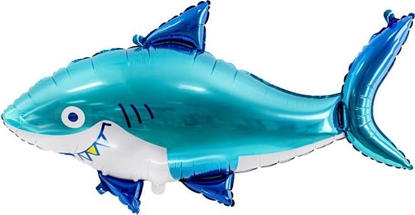 Изображение Party Deco Balon foliowy Rekin, 92x48cm, mix one size